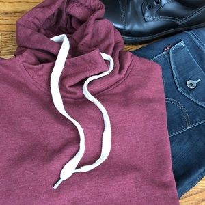 Men’s Burgundy Univibe Hoodie
